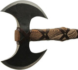 Rite Edge Berserker Battle Axe - 39 Inch Overall With Black Finish Stainless Head And Burnt Ash Handle by Rite Edge