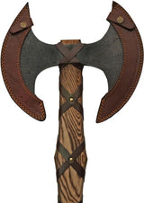 Rite Edge Berserker Battle Axe - 39 Inch Overall With Black Finish Stainless Head And Burnt Ash Handle by Rite Edge
