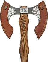 Rite Edge Double Raven Bearded Axe - 36 Inch Overall With 10 Inch Stainless Head And 8 Inch Cutting Edge by Rite Edge