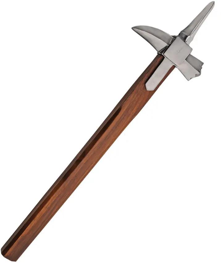 India Made Lucerne War Hammer - Durable 24 Inch Wood Handle With Mild Steel Head by India Made
