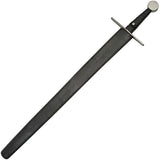 Pakistan Plain Guard Medieval Sword Satin Blade 40in With Leather Wrapped Handle Belt Sheath 901142LBS Elite Collectors by Pakistan