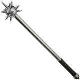 Pakistan Silver Mace Ball Spike 34.75in Stainless Shaft Faux Leather Handle 4in Aluminum Spikes Boxed for Collectors by Pakistan