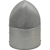 Decorative Crusader Helmet Carbon Steel With Leather Liner Brass Outer Detailing Display Stand For Collectors by Pakistan