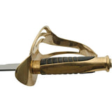 Pakistan 1840 Cavalry Trooper Sword 28 Inch Satin Stainless Blade Wire Cord Wrapped Handle Scabbard Boxed For Collectors by Pakistan