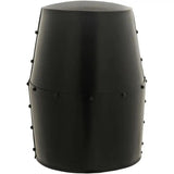Pakistan Crusader Great Helm Carbon Steel LARP Cosplay Helmet With Brass Highlights by Pakistan