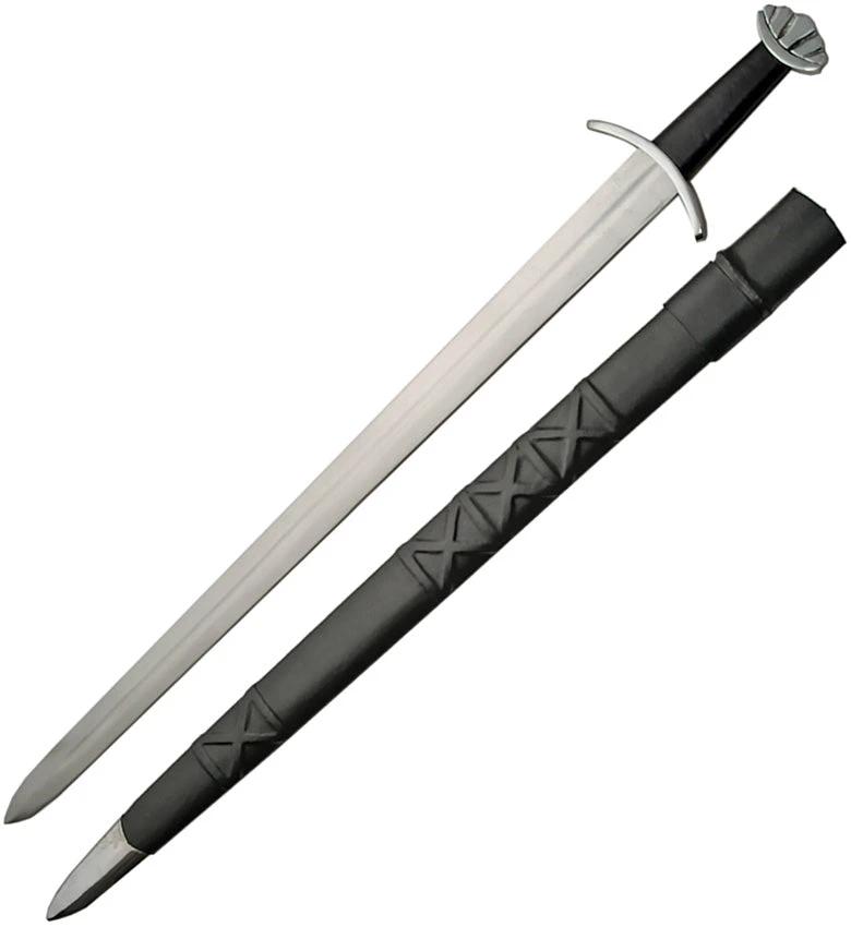 India Made Black Viking Lobed Sword 910953 by India Made