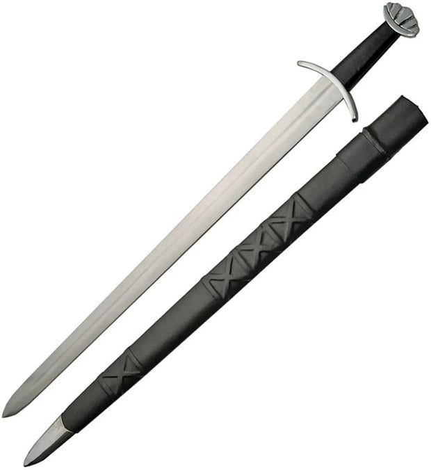 India Made Black Viking Lobed Sword 910953 by India Made