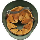 Pakistan German M35 Helmet Replica For Collectors With Steel Construction Liner And Chin Strap One Size Fits Most by Pakistan
