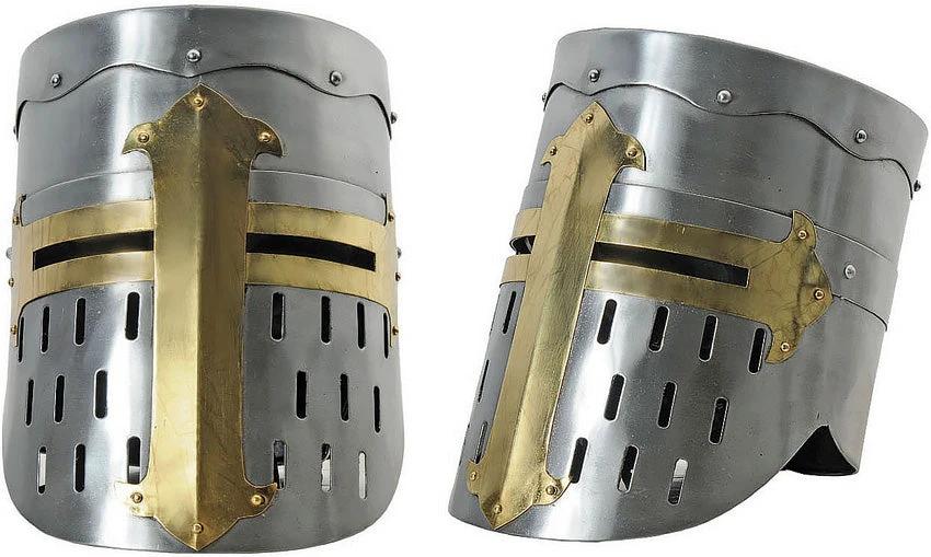 India Made Flat Top Crusader Helmet 910977 by India Made