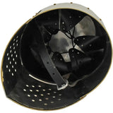 India Made Crusader Helmet 910981 - Brass Finish 18 Gauge Carbon Steel Construction With Inner Lining And Copper Cross by India Made