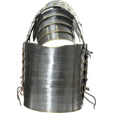 India Made Brass Trim Lorica Segmenta Armor - Full Size Roman Armor Replica With 18 Gauge Steel And Leather Straps by India Made