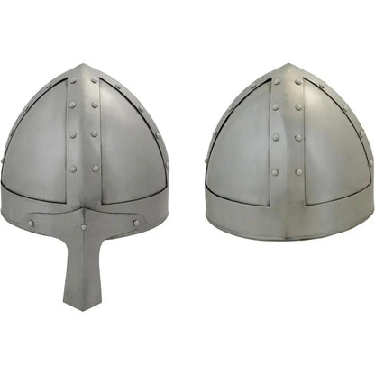 India Made Norman Crusader Helmet - 18 Gauge Steel Construction With Inner Liner Cap And Strap by India Made