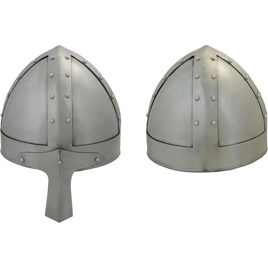 India Made Norman Crusader Helmet - 18 Gauge Steel Construction With Inner Liner Cap And Strap by India Made