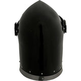 India Made Knights Crusader Helmet - 18 Gauge Cold Rolled Steel With Adjustable Leather Liner by India Made