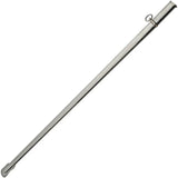 India Made French Style Officer Sword - Stainless 32 Inch Blade Leather Wrapped Handle Brass Guard by India Made
