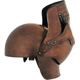 India Made Monkey Skull Helmet 910995 - Copper Plated 18 Gauge Steel Construction With Flip Opening by India Made