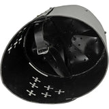 India Made Medieval Crusader Helmet - 18 Gauge Cold Rolled Steel With Adjustable Leather Liner by India Made