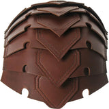 India Made Leather Viking Spine Helmet - Top Grain Leather Construction Ensures Durable Wear by India Made