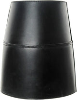India Made Leather Crusader Helmet - Adjustable Interior And Top Grain Leather Construction In Black And Brown by India Made