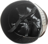 India Made Leather Crusader Helmet - Adjustable Interior And Top Grain Leather Construction In Black And Brown by India Made