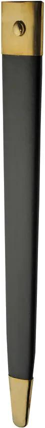 India Made Templar Sword 911003 - Satin Finish Carbon Steel Blade With Black Synthetic Handle by India Made