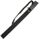 Pakistan Combat Sword 20 Inch Black Stainless Blade With Stacked Leather Handle And Nylon Sheath For Collectors by Pakistan