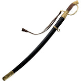 CAS Hanwei Dragoon Officer Shashka Authentic Satin Blade 33 Inch Rosewood Handle Collectors Edition by CAS Hanwei