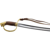 CAS Hanwei Dragoon Officer Shashka Authentic Satin Blade 33 Inch Rosewood Handle Collectors Edition by CAS Hanwei