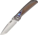 Pena Knives Mula Framelock Tanto Brn/Mic MULA TANTO BRM MOK by Pena Knives