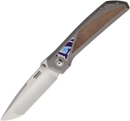Pena Knives Mula Framelock Tanto Brn/Mic MULA TANTO BRM MOK by Pena Knives