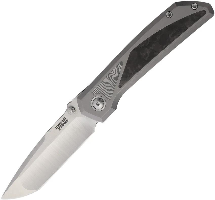 Pena Knives Mula Framelock Tanto Camo CF MULA TANTO BC FC D by Pena Knives