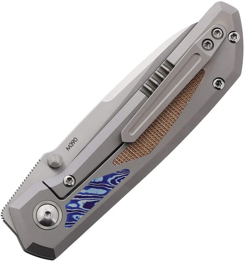 Pena Knives Mula Framelock Brn Mokuti MULA SF BRN MIC MOK by Pena Knives