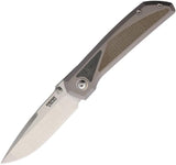 Pena Knives Mula Framelock Grn/Blk Mic MULA DP GRN MIC BLK MIC by Pena Knives
