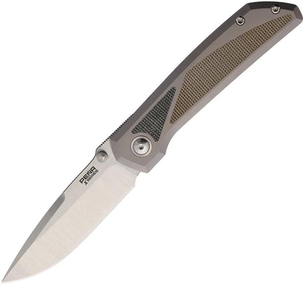 Pena Knives Mula Framelock Grn/Blk Mic MULA DP GRN MIC BLK MIC by Pena Knives