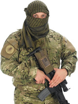 Camcon Shemagh Black 61038 Desert Scarf For Outdoor Adventurers Tactical Sun Wind Sand Protection by Camcon