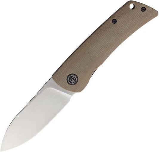 Petrified Fish Flavorist Linerlock Khaki PFE05SKMS by Petrified Fish