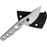 Petrified Fish Bison Fixed Blade PFE13W - Compact One Piece Knife With 2.38in 14C28N Blade And Kydex Sheath by Petrified Fish