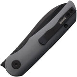 Petrified Fish El Camino Linerlock Knife - Durable Gray Aluminum Handle with Bohler N690 Blade for EDC by Petrified Fish