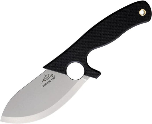 Petrified Fish EEL Fixed Blade Black PFH01DW by Petrified Fish