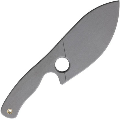 Petrified Fish EEL Fixed Blade Knife - 3.5 Inch 9Cr18MoV Steel Gray G10 Handle For Rugged EDC Outdoors by Petrified Fish