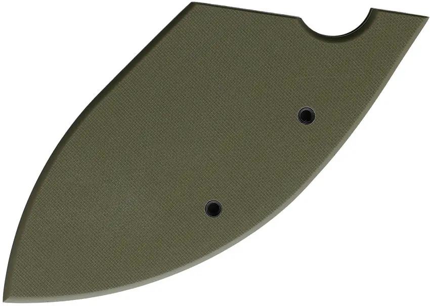 Petrified Fish EEL Fixed Blade Knife - Rugged 3.5in 9Cr18MoV With Green G10 Handle by Petrified Fish