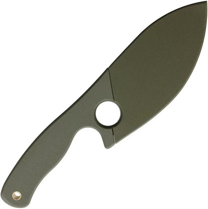Petrified Fish EEL Fixed Blade Knife - Rugged 3.5in 9Cr18MoV With Green G10 Handle by Petrified Fish