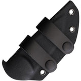 Petrified Fish Beluga Fixed Blade Knife Orange G10 Handle Full Tang For Outdoor Enthusiasts Kydex Sheath by Petrified Fish