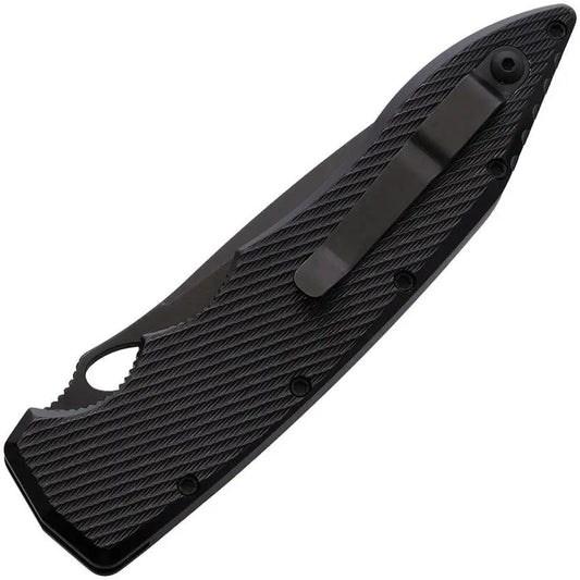 Piranha Knives Auto Predator Button Lock Black CPM S30V 4 Inch Blade - Automatic Opening by Piranha Knives