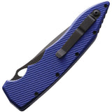 Piranha Knives Auto Predator Button Lock Blu P-10BT by Piranha Knives