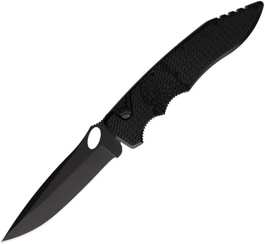 Piranha Knives Auto Mini Predator Button Lock P-11BKT by Piranha Knives