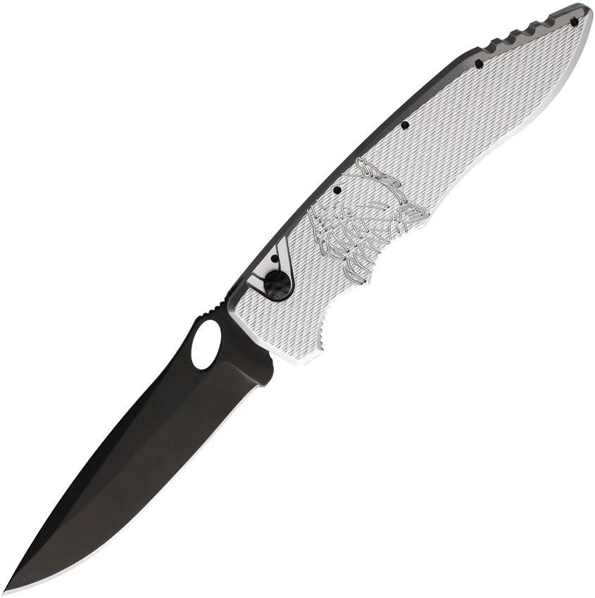 Piranha Knives Auto Mini Predator Button Lock P-11ST by Piranha Knives