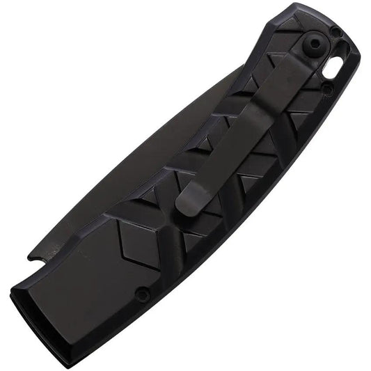 Piranha Knives Auto X Button Lock Black P-14BKTS by Piranha Knives