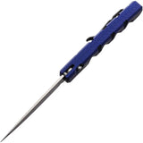 Piranha Knives Auto Virus Button Lock Blue P-15B - Automatic Opening With CPM S30V Blade And Sculpted Aluminum Handle by Piranha Knives
