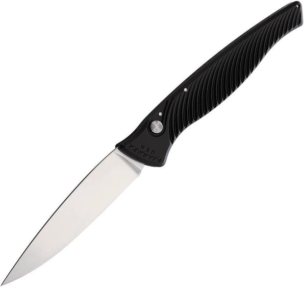 Piranha Knives Auto DNA Button Lock Black P-16BK by Piranha Knives